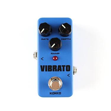 Imagem de KOKKO Mini Pedal De Efeitos Para Guitarra Vibrato - Processador Som Com Tradicionais, Acessório Portátil Baixo E Fvb2
