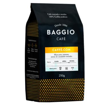 Imagem de CAFFE BAGGIO TORRADO E MOÍDO PREMIUM CAFFÈ.COM 250G