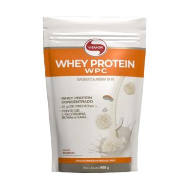 Imagem de Whey Protein WPC Beijinho Vitafor 900g