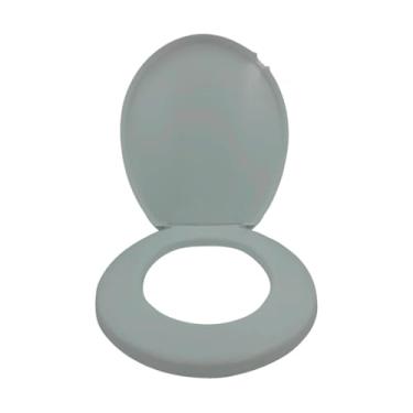 Imagem de Tampa de Privada, Assento Sanitário Injetado Tampa Oval Redondo(CINZA ESCURO (INJETADO))