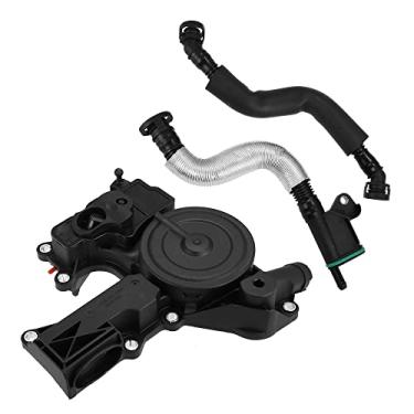 Imagem de X AUTOHAUX Válvula PCV Motor Cárter Separador de Óleo Mangueira Respiratória Kit de Tubo de Escape 06H103495AH para VW Beetle CC Jetta GTI Passat Tiguan para Audi A3 A4 A5 Q5 TT Resistente Duro