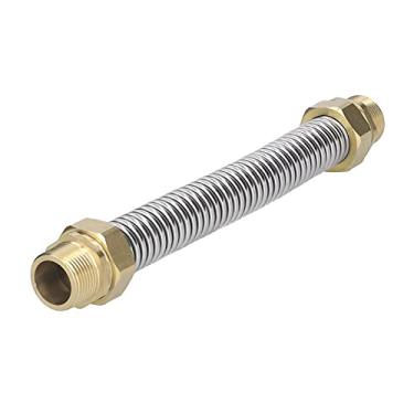 Imagem de Zhjvihx Mangueira Ondulada, Acessórios para Tubos, Rosca Macho G3/4 Durável para Aquecedores de água para Unidades de Bobina de Ventilador para Condicionadores de Ar para Amaciantes de água