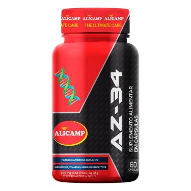 Imagem de MULTIVITAMÍNICO ALICAMP AZ 34 60 CAPS-Unissex