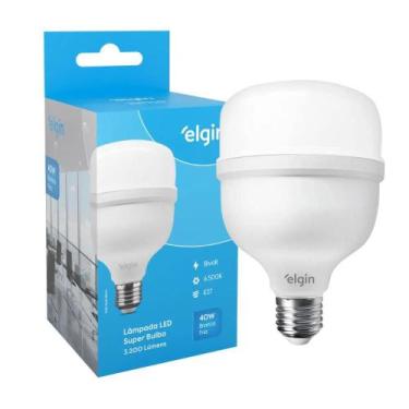 Imagem de Lâmpada Super Bulbo Alta Potência Led 40w 6500k Elgin Bivolt