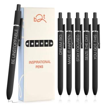 Imagem de BETTER TOGETHER Conjunto de canetas inspiradoras Achievers – presente de escritório com citações motivacionais, parabéns pela promoção, novas canetas de negócios, presentes de formatura para adultos
