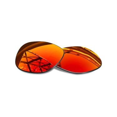 Imagem de SmartVLT Lentes de reposição Fire Red para óculos inteligentes Ray-Ban Meta Wayfarer RW4008 53 mm e Gen 2 RW4012 53 mm