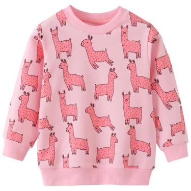 Imagem de Moletom masculino AIWUHE com gola redonda fina de algodão 5T rosa