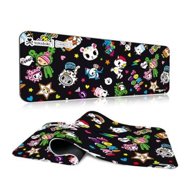 Imagem de Tokidoki Unicorno Mouse Pad Grande Gaming Computador Mouse Pad Teclado Estendido Acessórios de Mesa para Computador de Escritório Laptop