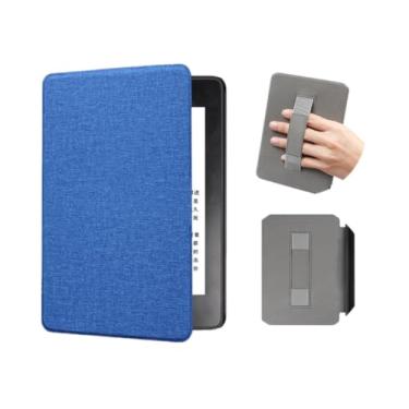 Imagem de Akacy Padrão de tecido com capa de alça para o novo Kindle paperwhite 11ª geração, versão 2021, 6,8 polegadas, capa protetora inteligente leve com função hibernar/despertar automática (5)
