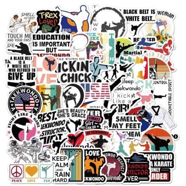 Imagem de Conjunto de adesivos MMA Mixed Martial Arts UFC Muay Thai x50