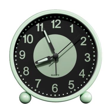 Imagem de Despertador com design minimalista moderno que brilha no escuro