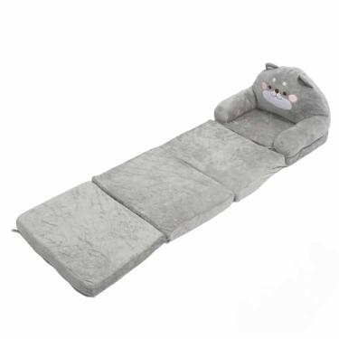 Imagem de Acouto Sofá Dobrável para Crianças Desenho Animado Animal Sofá Dobrável para Crianças Macio para Lendo Assistindo TV Infantil Relaxante para Espreguiçadeira - Casa e (Dobrando em quartos)