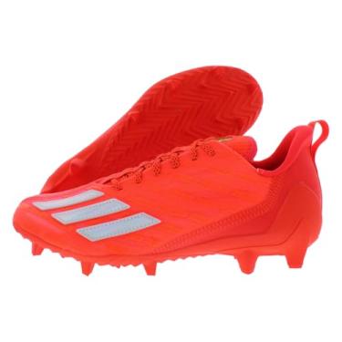 Imagem de adidas Chuteiras masculinas Adizero, Vermelho solar/prata metálico/preto central, 48