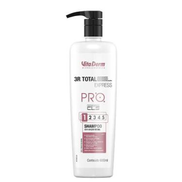 Imagem de Shampoo SOS Capilar 3R Total Express 600ml - Vita Derm