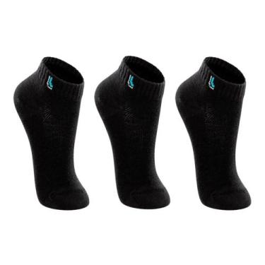 Imagem de Meia Lupo Cano Curto Infantil 2725-089 C/3, Preto, Preto, Preto, 30-36