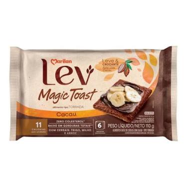 Imagem de Torrada Doce Lev Magic Toast Cacau Marilan 110G