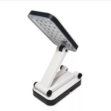 Imagem de Luminária De Mesa Estudo 24 Leds Abajur Dobrável Iluminador - Alex Cba
