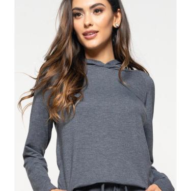 Imagem de Casaco Salvatore Fashion Comfy Capuz Moletinho Feminino-Feminino