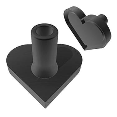 Imagem de Molde Modelador de Esfiha Coração 11cm - Padrão - LEÂO 3D