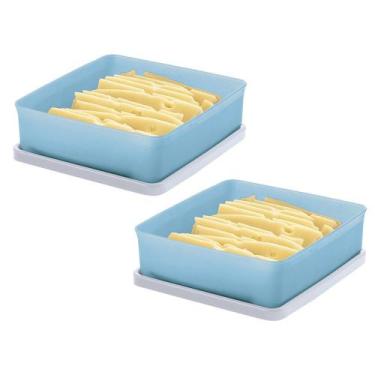 Imagem de Kit 2 Potes Hermético Tupperware Mini Refri Line 400ml