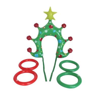 Imagem de Generic Conjunto de Brinquedos de Arremesso, Jogo Cruzado, Jogos de Carnaval, Faixa de Cabeça Inflável para árvore de Natal, Atividade de Quintal de Natal
