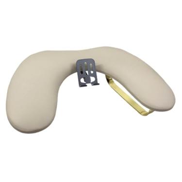 Imagem de harayaa Apoio de braço para unhas com suporte para celular, acessórios, faça você mesmo, prático, profissional, apoio de mão para manicure e arte, CafÉ