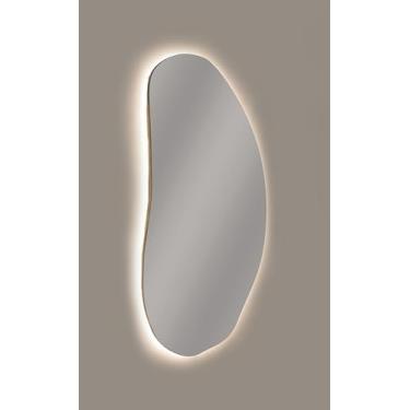 Imagem de Espelho Orgânico com LED 72x136cm Quarto Sala Banheiro