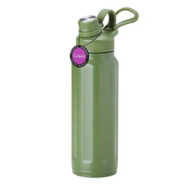 Imagem de Garrafa Térmica em Aço Inox 950ml Dubai TopGet (Verde)