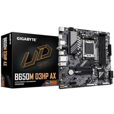 Imagem de Placa Mãe Gigabyte B650M D3HP AX WIFI (AM5/4xDDR5/HDMI/DisplayPort/USB 3.2/M.2)
