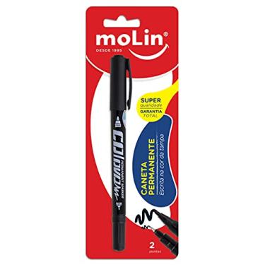 Imagem de Caneta Permanente CD/DVD Multi-Ponta, Molin 4064, Preto