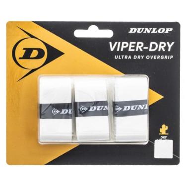 Imagem de Dunlop Sports ViperDry Ultra Dry Tênis Overgrip, pacote com 3, branco