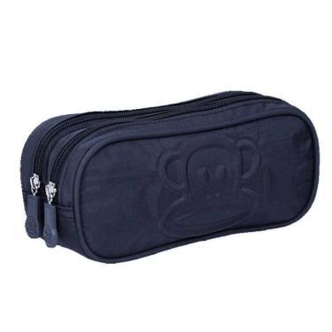 Imagem de Estojo Escolar Infantil Duplo Paul Frank 7576772 Azul Marinho - Sestini