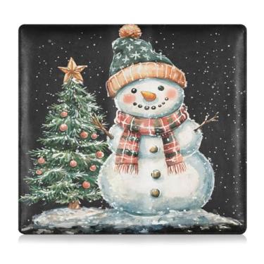 Imagem de CEBUGI Lindo porta-luvas com porta-luvas de carro e seguro de boneco de neve para organizador de documentos, 12,5 cm x 24 cm