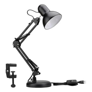 Imagem de Luminária De Mesa Articulada Abajur Com Base E Garra