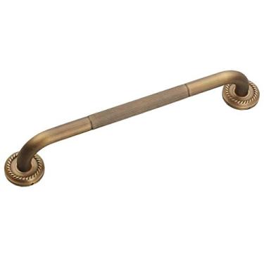 Imagem de Barra de apoio corrimão segura de cobre antigo corrimão de banheiro antiderrapante alça de chuveiro barra de apoio de cozinha corrimão de escada suporte de toalha de banheiro assistente de banheiro