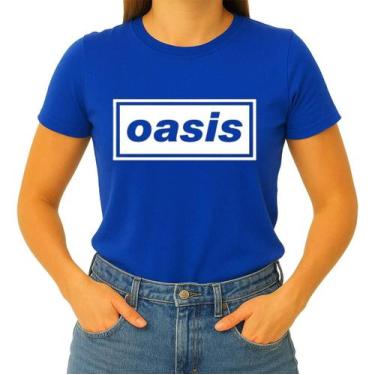 Imagem de Camisa Camiseta 100% Algodão Masculina Feminina Banda de Rock Oasis MD