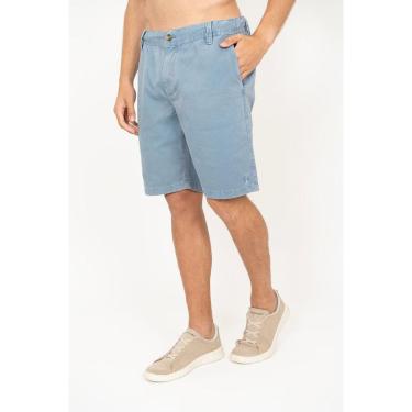 Imagem de Bermuda Sarja Lisa Aleatory Pilot Smoke Blue-Masculino