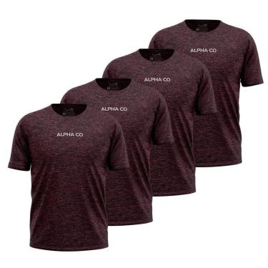 Imagem de Kit 4 Camisetas Dry Alpha Co Masculina-Masculino