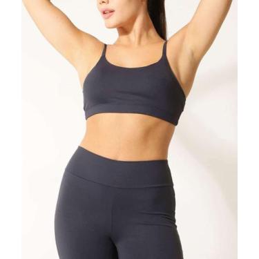 Imagem de Top Fitness Alças Finas Com Bojo Marisa-81071, Preto, G