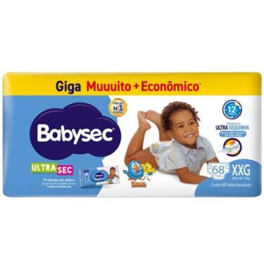 Imagem de Fralda Babysec Ultrasec Giga XXG 68 Unidades
