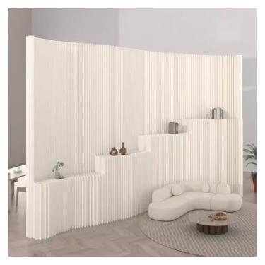 Imagem de Room divider Divisória de Ambientes com Prateleiras para Armazenamento, good para Escritório, Área de Lazer, Loja de Roupas e Decoração de Fundos em Papel.(5X1.8M/16.4X5.9FT)