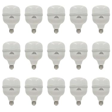 Imagem de Kit Com 15 Lâmpadas De Led Bulbo E27 50w 6500k Bivolt Max-0506