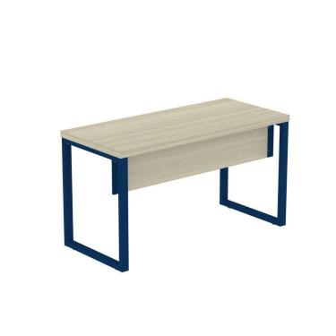 Imagem de Mesa Escritório1200x600x750mm M1200pe40tub Castanheira Natural-azul Delrei