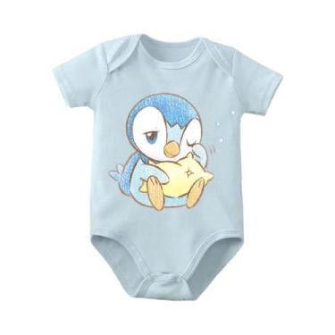 Imagem de Macacão De Algodão Baby Pokemon Squirtle, Macio E Fofo, Para Bebês De 