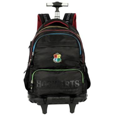 Imagem de Mochila Escolar HARRY POTTER Luxo Costas e Rodas MC49762 - Luxcel