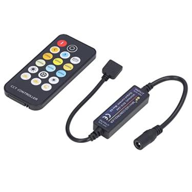 Imagem de GLOGLOW Controlador Modos de Temperatura Controle Remoto Brilho Ajustável, Com Conexão de ânodo Comum, para Tiras de Luz RGB CCT Mesa de TV Banheiro Controlador LED KTV, Dimmer LED de 3 Cores