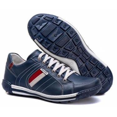 Imagem de Sapatênis Masculino Ranster em Couro Legítimo 100% Bovino Conforto, Estilo Casual e Solado Leve-Masculino