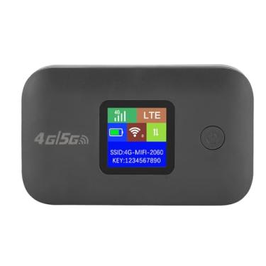 Imagem de GOWENIC Roteador Wifi 4G, Roteador Wifi Portátil para Viagem 4G LTE Mobile Hotspot Dongle Com Slot para Cartão SIM, Conecta até 10 Dispositivos, Caravana Wi-fi, Alta Compatibilidade (Versão Asiática)