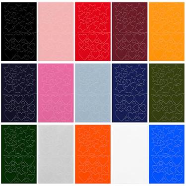 Imagem de DOPENSPI 15 folhas de remendos de tecido de nylon autoadesivos, kit de remendos de reparo de jaqueta acolchoada de nylon fita adesiva pré-cortada à prova d'água Ripstop para jaquetas, roupas, tendas