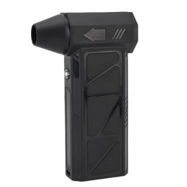 Imagem de POCREATION Espanador de Ar Elétrico, 130000RPM Espanador de Ar Sem Fio Com Carregamento Rápido Com Luz LED, Soprador Turbo Ajustável de 4 Marchas Ventilador para Teclado de Computador,